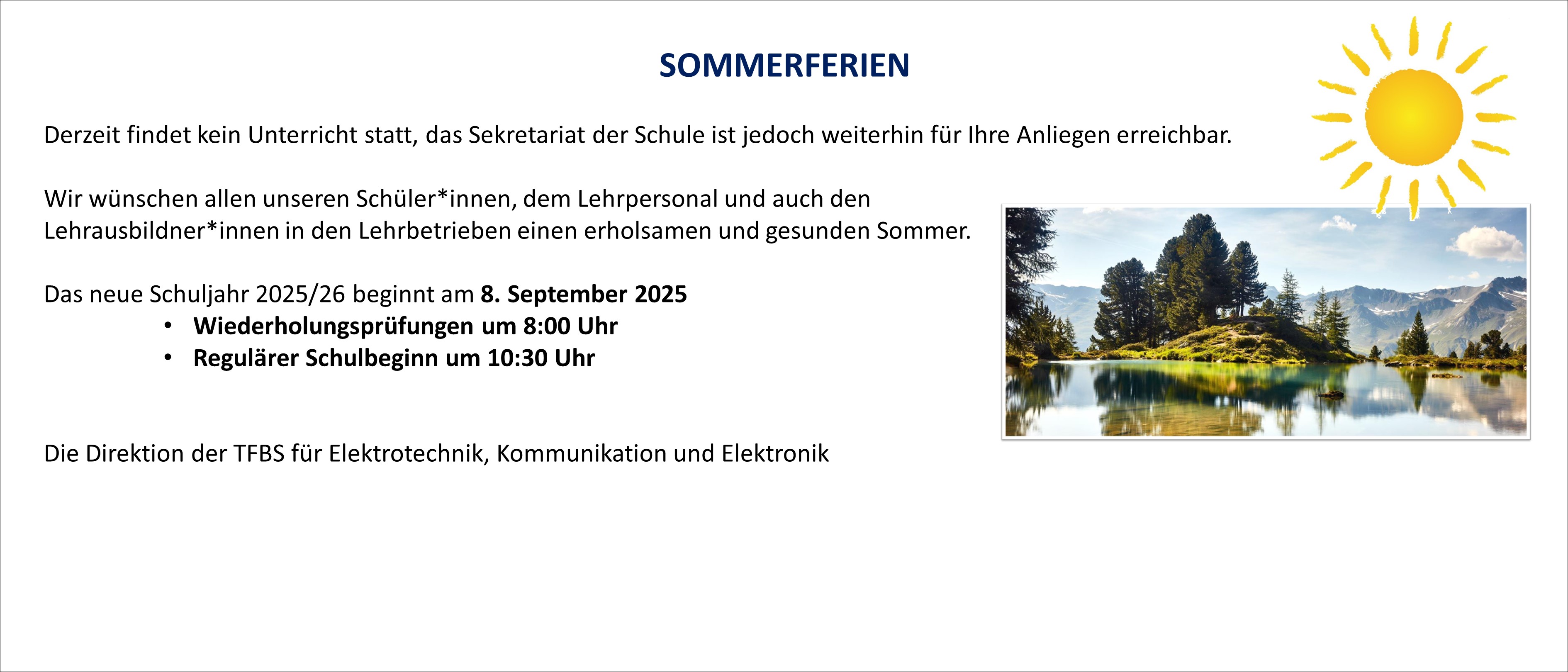 Sommerferien ;-)